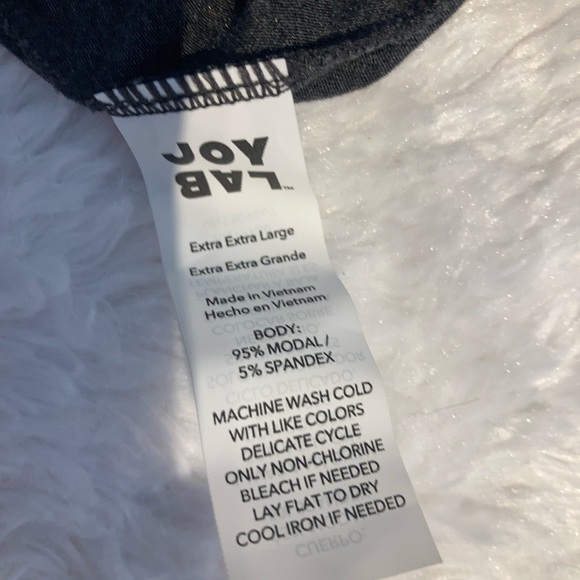 Brand New With Tags JoyLab Gray Crossover Tie Back Top Size XXL - Picture 7 of 8